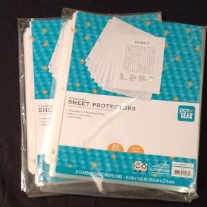 New_ Pen+Gear Sheet Protectors (2 packs)